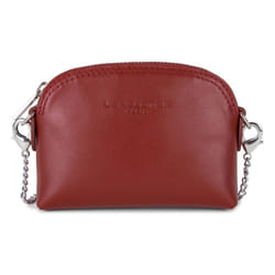 Lancaster - Porte-monnaie - Paris PM - Carmin - Cuir de vachette lisse