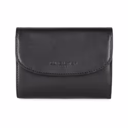 Lancaster - Portefeuille dos à dos - Paris PM - Noir - Cuir de vachette lisse