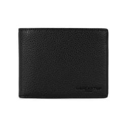 Lancaster - Grand porte-cartes - Milano Gentlemen - Noir - Cuir de vachette grainé