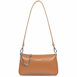 Lancaster - Sac trotteur - Suave Even - Camel - Refente de cuir de vachette lisse