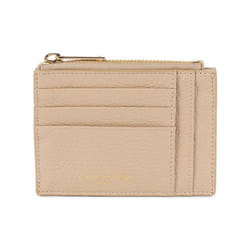 Lancaster - Porte-cartes - Dune - Beige foncé - Cuir de vachette grainé