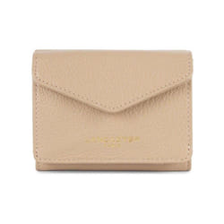 Lancaster - Mini portefeuille dos à dos - Dune - Beige foncé - Cuir de vachette grainé