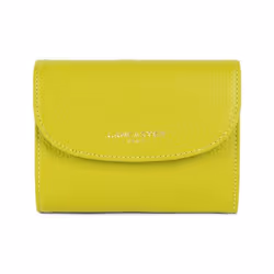 Lancaster - Pochette smartphone - Dune - Céleri - Cuir de vachette grainé