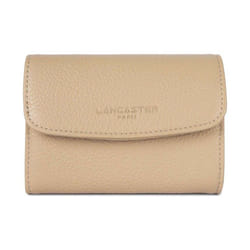 Lancaster - Portefeuille - Foulonné PM - Beige foncé - Cuir de vachette grainé