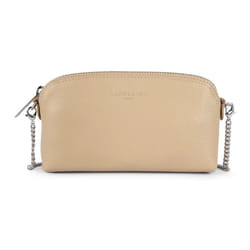 Lancaster - Trousse - Foulonné PM - Beige foncé - Cuir de vachette grainé