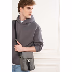 Lancaster - Petite sacoche - Smart - Gris - Nylon/Polyamide