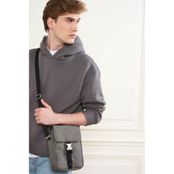Lancaster - Petite sacoche - Smart - Gris - Nylon/Polyamide