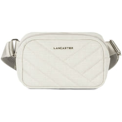 Lancaster - Sac banane - Canvas Matelassé - Mastic - Toile de coton cirée