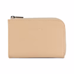 Lancaster - Porte-cartes - Paris PM - Beige foncé - Cuir de vachette finition lisse