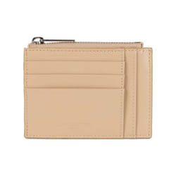Lancaster - Porte-cartes - Paris PM - Beige foncé - Cuir de vachette lisse