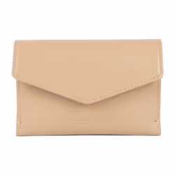 Lancaster - Porte-cartes - Paris PM - Beige foncé - Cuir de vachette lisse