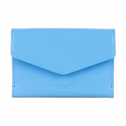 Lancaster - Porte-cartes - Paris PM - Bleu atoll - Cuir de vachette lisse