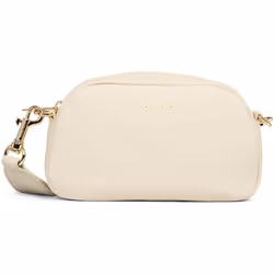 Lancaster - Petit sac trotteur - Studio Mimi - Beige foncé - Cuir de taurillon