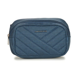 Lancaster - Sac banane - Canvas Matelassé - Bleu foncé - Toile de coton cirée