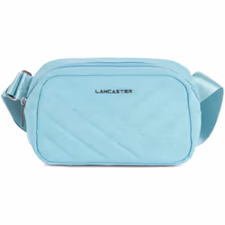 Lancaster - Sac banane - Canvas Matelassé - Lagon - Toile de coton cirée
