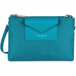 Lancaster - Double pochette - Smart KBA - Paon stone - Nylon/Polyamide