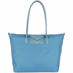 Lancaster - Grand sac cabas épaule - Smart KBA - Bleu cendre - Nylon/Polyamide