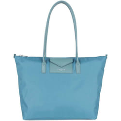 Lancaster - Grand sac cabas épaule - Smart KBA - Bleu cendre - Nylon/Polyamide