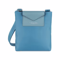 Lancaster - Double pochette - Smart KBA - Bleu cendre - Nylon/Polyamide