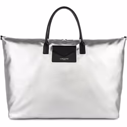 Lancaster - Sac 48h - Storm KBA - Argent - Toile enduite garnie cuir de vachette