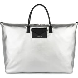 Lancaster - Sac 48h - Storm KBA - Argent - Toile enduite garnie cuir de vachette