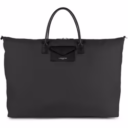 Lancaster - Sac 48h - Storm KBA - Noir - Toile enduite garnie cuir de vachette