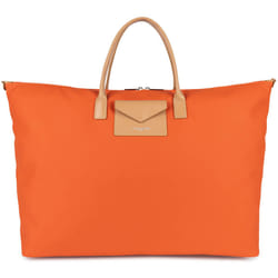 Lancaster - Sac 48h - Storm KBA - Orange - Toile enduite garnie cuir de vachette
