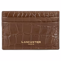 Lancaster - Porte-cartes - Exo - Vison - Cuir de vachette grainé