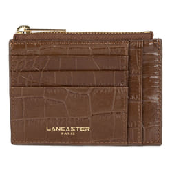 Lancaster - Porte-cartes - Exo - Vison - Cuir de vachette grainé