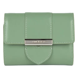 Lancaster - Portefeuille - Paris Ily - Jade antic - Cuir de vachette lisse