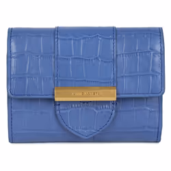 Lancaster - Portefeuille - Exo Ily - Bleu - Cuir de vachette grainé
