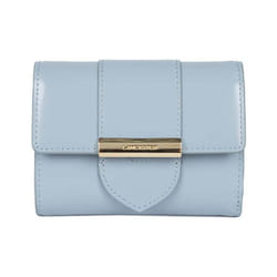 Lancaster - Portefeuille - Gelato Ily - Bleu cendre - Cuir de vachette finition lisse
