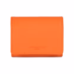 Lancaster - Porte-cartes - Foulonné PM - Orange - Cuir de vachette grainé