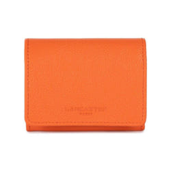 Lancaster - Porte-cartes - Foulonné PM - Orange - Cuir de vachette grainé