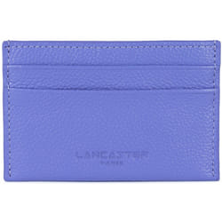 Lancaster - Porte-cartes - Foulonné PM - Bleuette - Cuir de vachette grainé