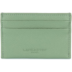 Lancaster - Porte-cartes - Foulonné PM - Jade antic - Cuir de vachette grainé