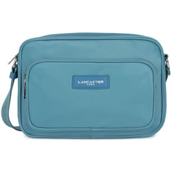 Lancaster - Grand sac trotteur - Basic Vita - Bleu cendre - Nylon/Polyamide