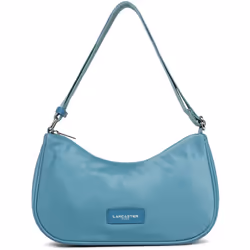 Lancaster - Sac besace - Basic Vita - Bleu cendre - Nylon/Polyamide
