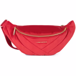 Lancaster - Sac banane - Velvet Matelassé - Rouge - Polyester