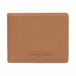 Lancaster - Petit porte-cartes - Soft Vintage Homme - Camel - Cuir de vachette pleine fleur