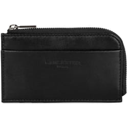Lancaster - Porte-cartes - Paris PM - Noir - Cuir de vachette lisse