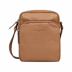 Lancaster - Petit sacoche - Soft Vintage Homme - Camel - Cuir de vachette pleine fleur