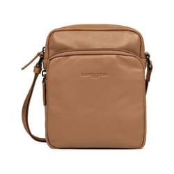 Lancaster - Petit sacoche - Soft Vintage Homme - Camel - Cuir de vachette pleine fleur