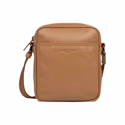 Lancaster - Mini sacoche - Soft Vintage Homme - Camel - Cuir de vachette pleine fleur