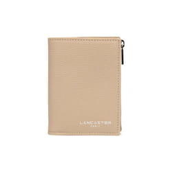 Lancaster - Portefeuille - Sierra PM - Beige foncé - Refente de cuir de vachette grainé