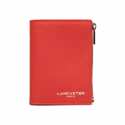 Lancaster - Portefeuille - Sierra PM - Rouge - Refente de cuir de vachette grainé