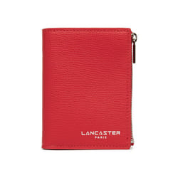 Lancaster - Portefeuille - Sierra PM - Rouge - Refente de cuir de vachette grainé