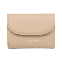 Lancaster - Portefeuille - Sierra PM - Beige foncé - Refente de cuir de vachette grainé