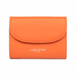 Lancaster - Portefeuille - Sierra PM - Orange - Refente de cuir de vachette grainé