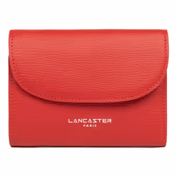 Lancaster - Portefeuille - Sierra PM - Rouge - Refente de cuir de vachette grainé